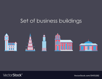 Skyscrapers buildings towers city business vector image Skyscrapers buildings towers city business vector image