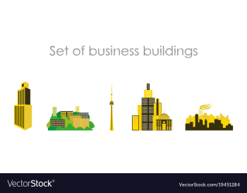 Skyscrapers buildings towers city business vector image Skyscrapers buildings towers city business vector image