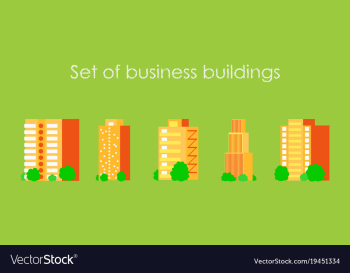 Skyscrapers buildings towers city business vector image Skyscrapers buildings towers city business vector image
