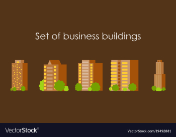 Skyscrapers buildings towers city business vector image Skyscrapers buildings towers city business vector image