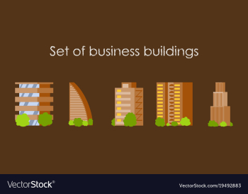 Skyscrapers buildings towers city business vector image Skyscrapers buildings towers city business vector image
