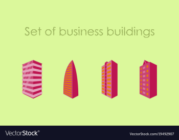 Skyscrapers buildings towers city business vector image Skyscrapers buildings towers city business vector image
