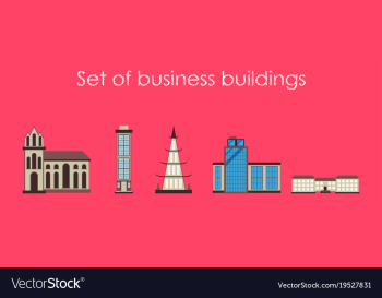 Skyscrapers buildings towers city business vector image Skyscrapers buildings towers city business vector image