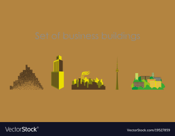 Skyscrapers buildings towers city business vector image Skyscrapers buildings towers city business vector image