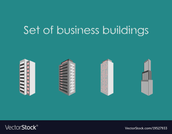 Skyscrapers buildings towers city business vector image Skyscrapers buildings towers city business vector image