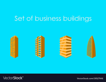 Skyscrapers buildings towers city business vector image Skyscrapers buildings towers city business vector image