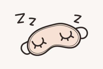 Sleeping eyes mask collage element | Free Vector - rawpixel Sleeping eyes mask collage element | Free Vector - rawpixel