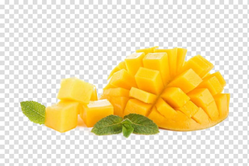 Slice mango and green mint illustration, Juice Mango Fruit Slice Apple, Mango transparent background PNG clipart