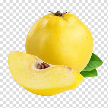 Slice of pear fruit, Quince Herbal tea Food Greengage Auglis, quince transparent background PNG clipart
