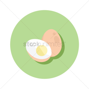 Sliced boiled egg Sliced boiled egg