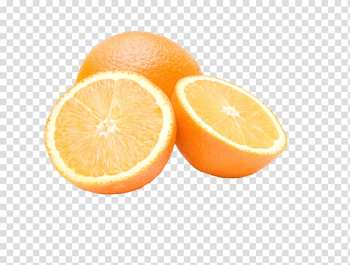 Sliced orange fruits , Orange juice Valencia orange Auglis, orange transparent background PNG clipart