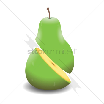 Sliced pear Sliced pear