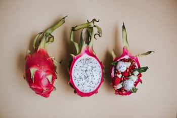 sliced pitaya fruits sliced pitaya fruits