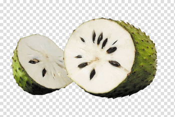 Sliced soursop, Soursop Tropical fruit Sugar-apple Juice, juice transparent background PNG clipart