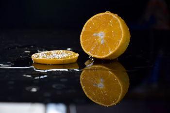 Sliced Yellow Lemon Fruit Sliced Yellow Lemon Fruit