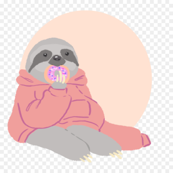 Sloth, Sid, Drawing, Seal, Pink PNG Sloth, Sid, Drawing, Seal, Pink PNG