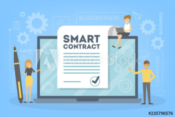 Smart contract concept Smart contract concept