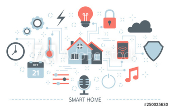 Smart home concept Smart home concept