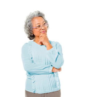 Smart Mature Asian Woman Thinking Smart Mature Asian Woman Thinking