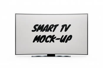 Smart tv mock-up isolated Free Psd