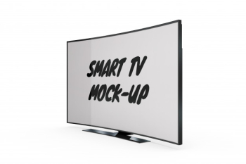 Smart tv mock-up isolated Free Psd