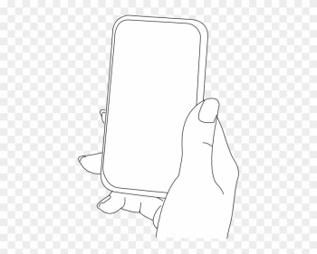 Smartphone Clipart Black And White - Phone Camera Clip Art