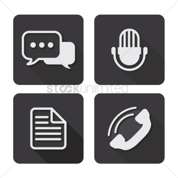 Smartphone icons Smartphone icons