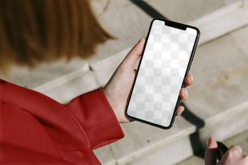 Smartphone screen png mockup, transparent | Free PNG Mockup - rawpixel