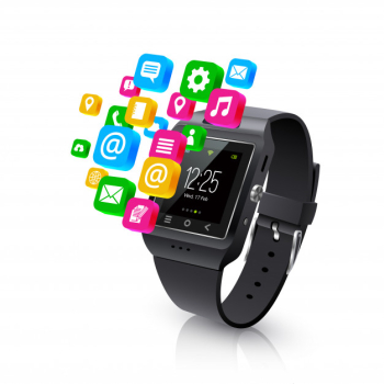 Smartwatch applications tasks concept llustration Free Vector