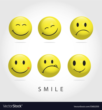 smile emoticon template design