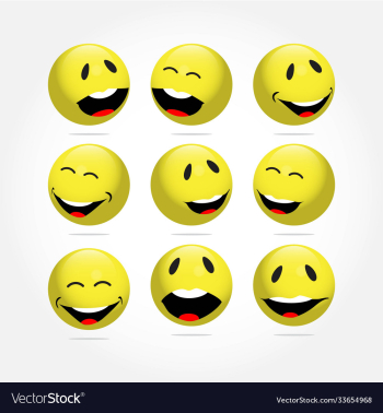 smile emoticon template design