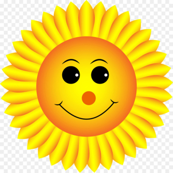 Smiley Emoticon Clip art - Smile sunflower Smiley Emoticon Clip art - Smile sunflower