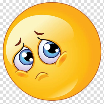 Smiley Emoticon Sadness Animation , Sad Emoji Background, emoji illustration transparent background PNG clipart