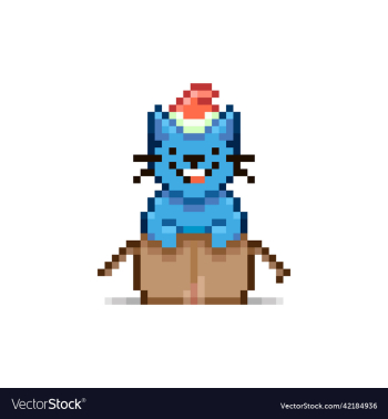 smiling blue cat in red santa hat smiling blue cat in red santa hat