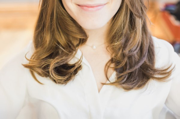 Smiling Brunette Woman Smiling Brunette Woman