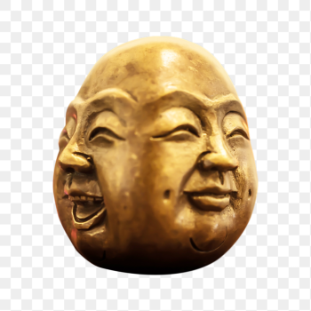 Smiling Buddha sculpture png sticker, | Free PNG - rawpixel