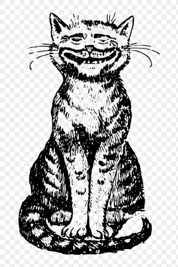 Smiling cat png clipart, vintage | Free PNG - rawpixel Smiling cat png clipart, vintage | Free PNG - rawpixel