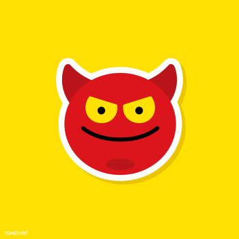 Smiling devil emoji | Free stock vector - 584113 Smiling devil emoji | Free stock vector - 584113