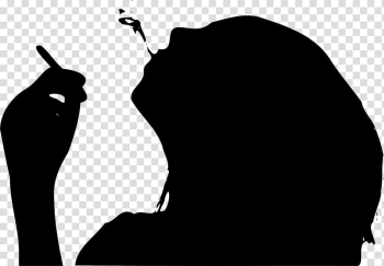 Smoking Silhouette , Silhouette transparent background PNG clipart Smoking Silhouette , Silhouette transparent background PNG clipart