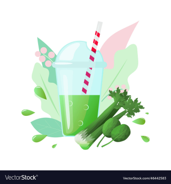 smoothie with celery