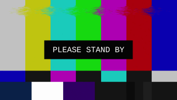 Smpte Color Bars Glitch Please Stand By. Glitched transmission ...