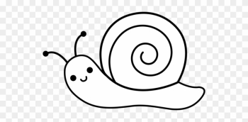 Snail Clipart - Snail Cartoon Images Black And White