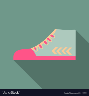 Sneakers sneakers in flat style sneakers top view vector image Sneakers sneakers in flat style sneakers top view vector image