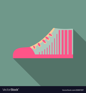 Sneakers sneakers in flat style sneakers top view vector image Sneakers sneakers in flat style sneakers top view vector image
