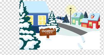 Snow Christmas Winter, Christmas Town transparent background PNG clipart Snow Christmas Winter, Christmas Town transparent background PNG clipart