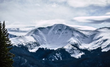 Snow-covered Mountain