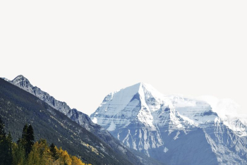 Snow mountain border, Autumn isolated | Free PSD - rawpixel Snow mountain border, Autumn isolated | Free PSD - rawpixel
