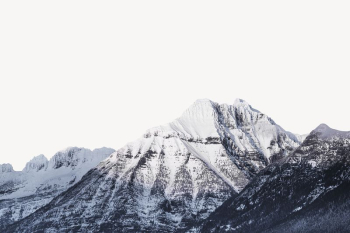 Snow mountain border, nature isolated | Free PSD - rawpixel Snow mountain border, nature isolated | Free PSD - rawpixel