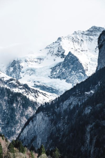 snow mountain range snow mountain range