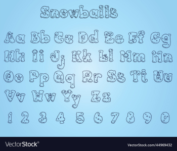 snowball alphabet font snowball alphabet font
